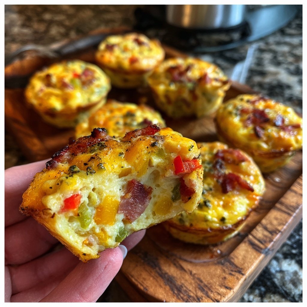 Keto Breakfast Egg Muffins With Bacon