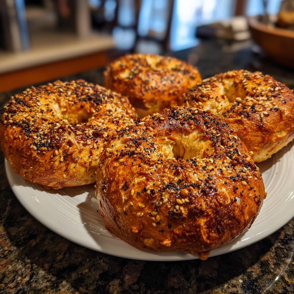 Protein Bagels Boiled And Baked