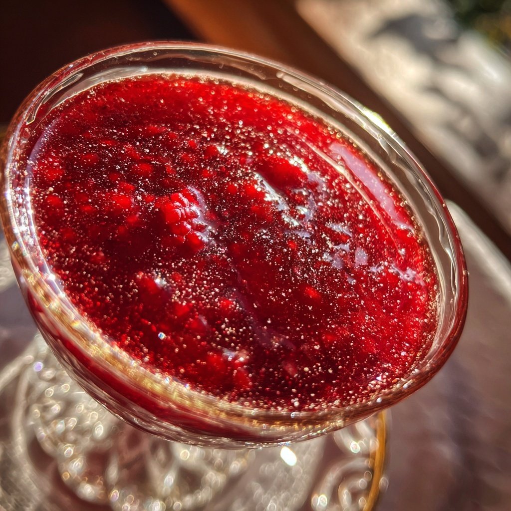 Champagne Jelly with Berries