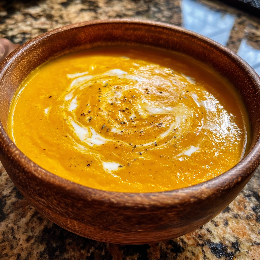 Creamy Carrot Ginger Soup