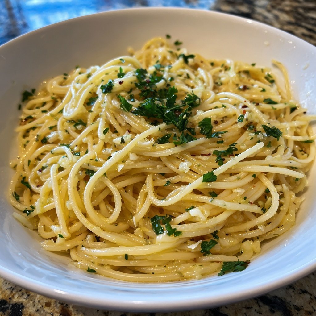 Quick & Easy 15-Minute Garlic Pasta