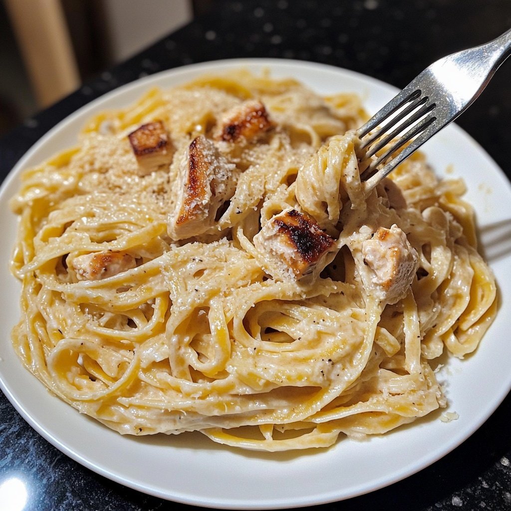 Creamy Garlic Parmesan Chicken Pasta