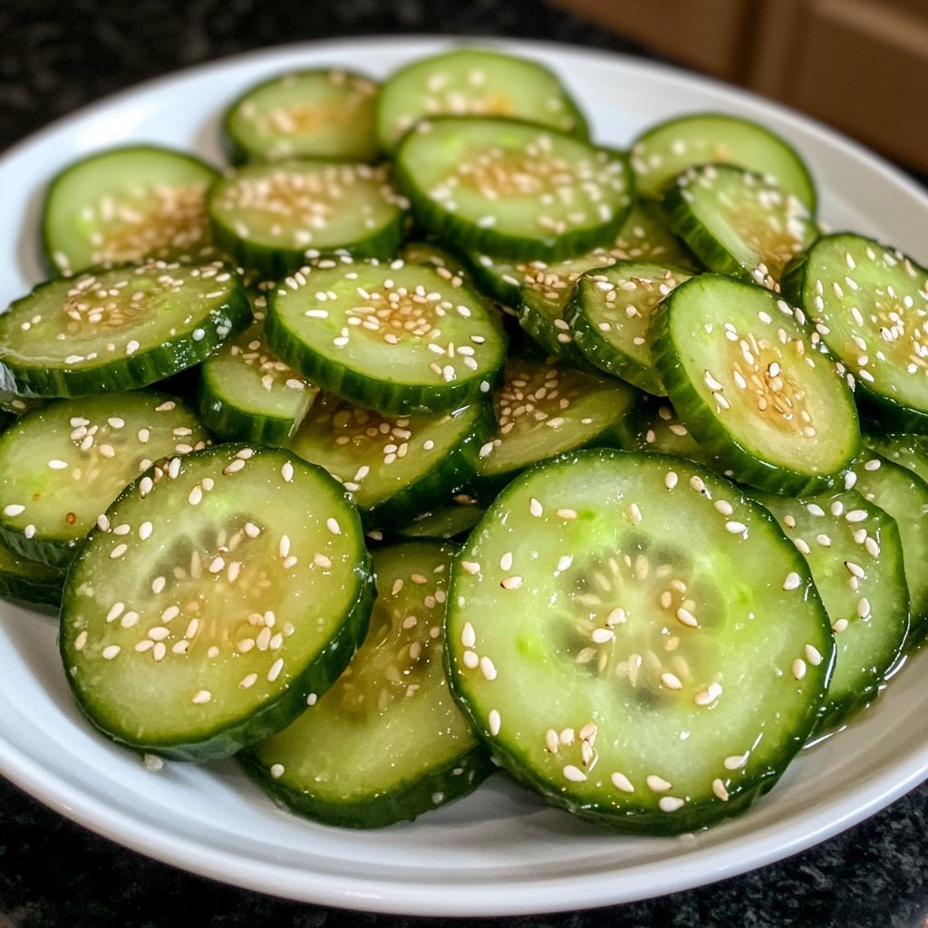 Easy Asian Cucumber Salad