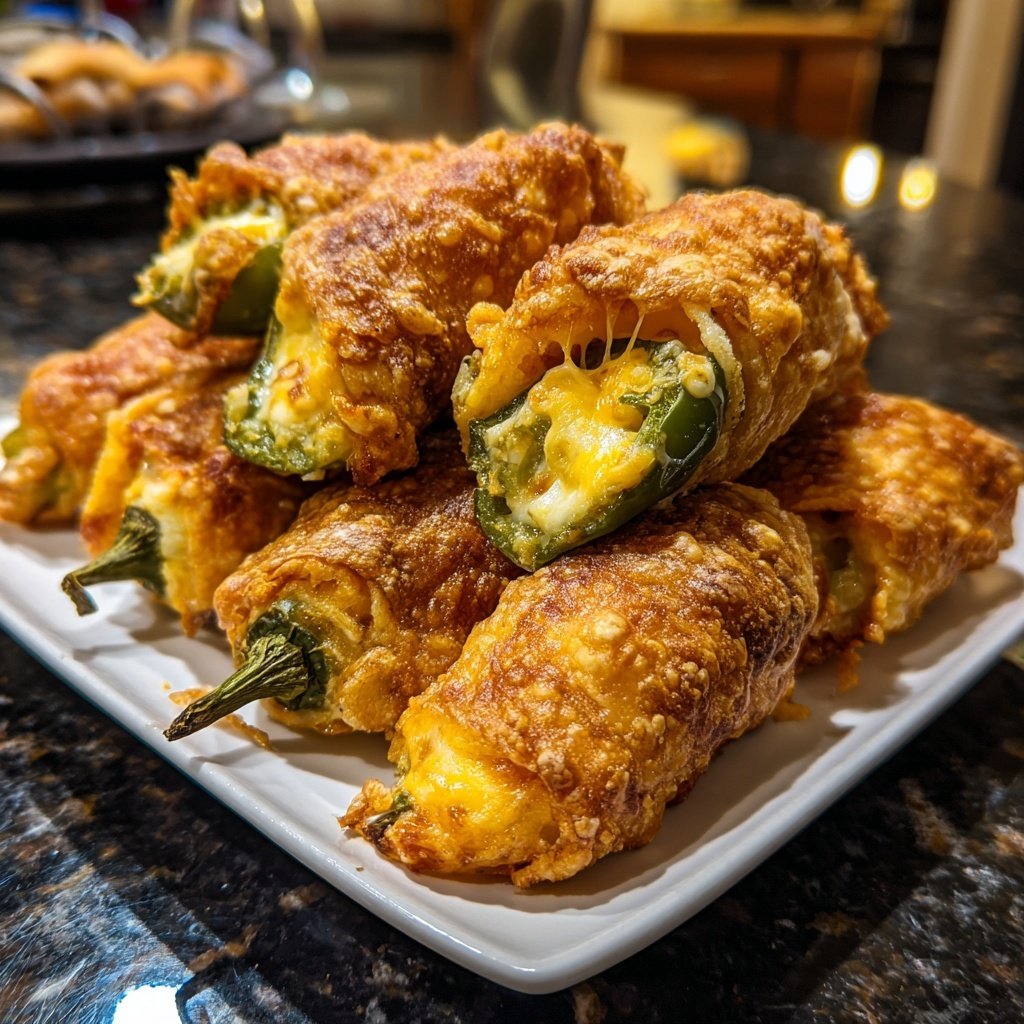Jalapeno Poppers Wrapped in Pastry