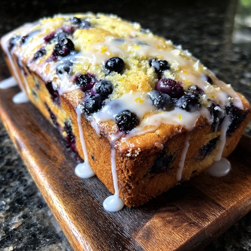 Baking & Desserts Lemon Blueberry Loaf Cake