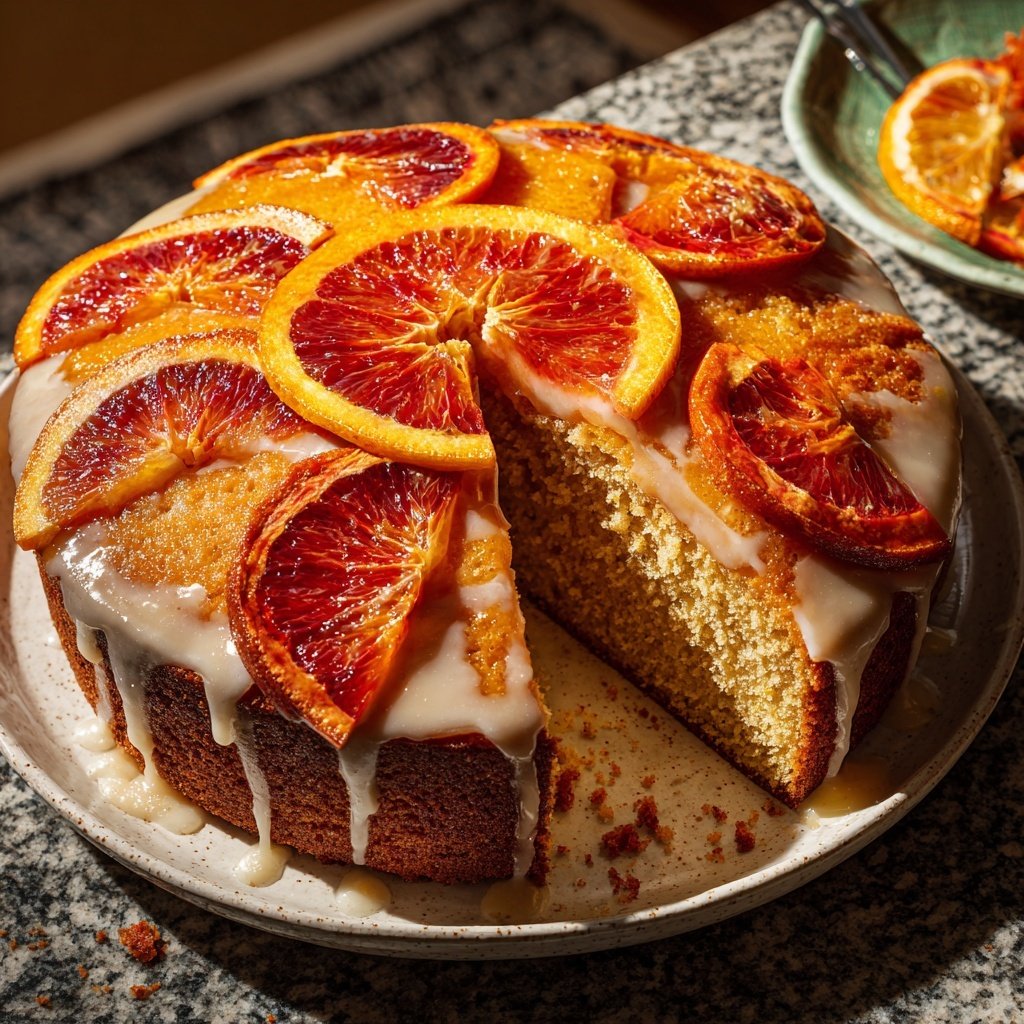 Blood Orange Olive Oil Cake