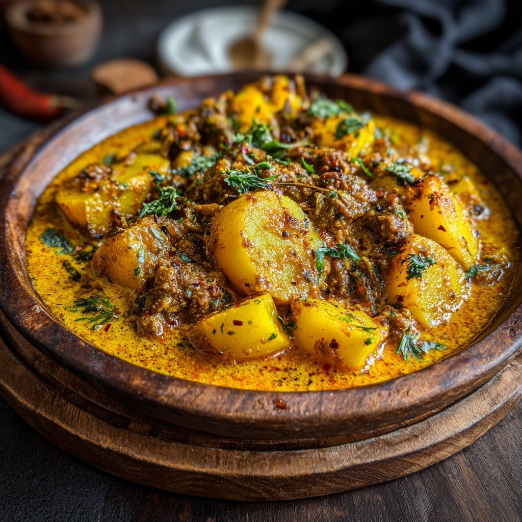 Ground Beef And Potato Curry