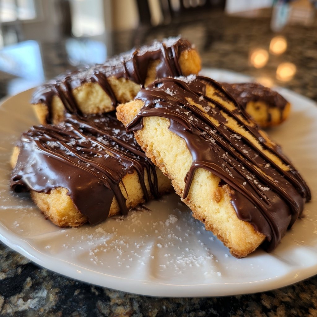 Chocolate Dipped Shortbread