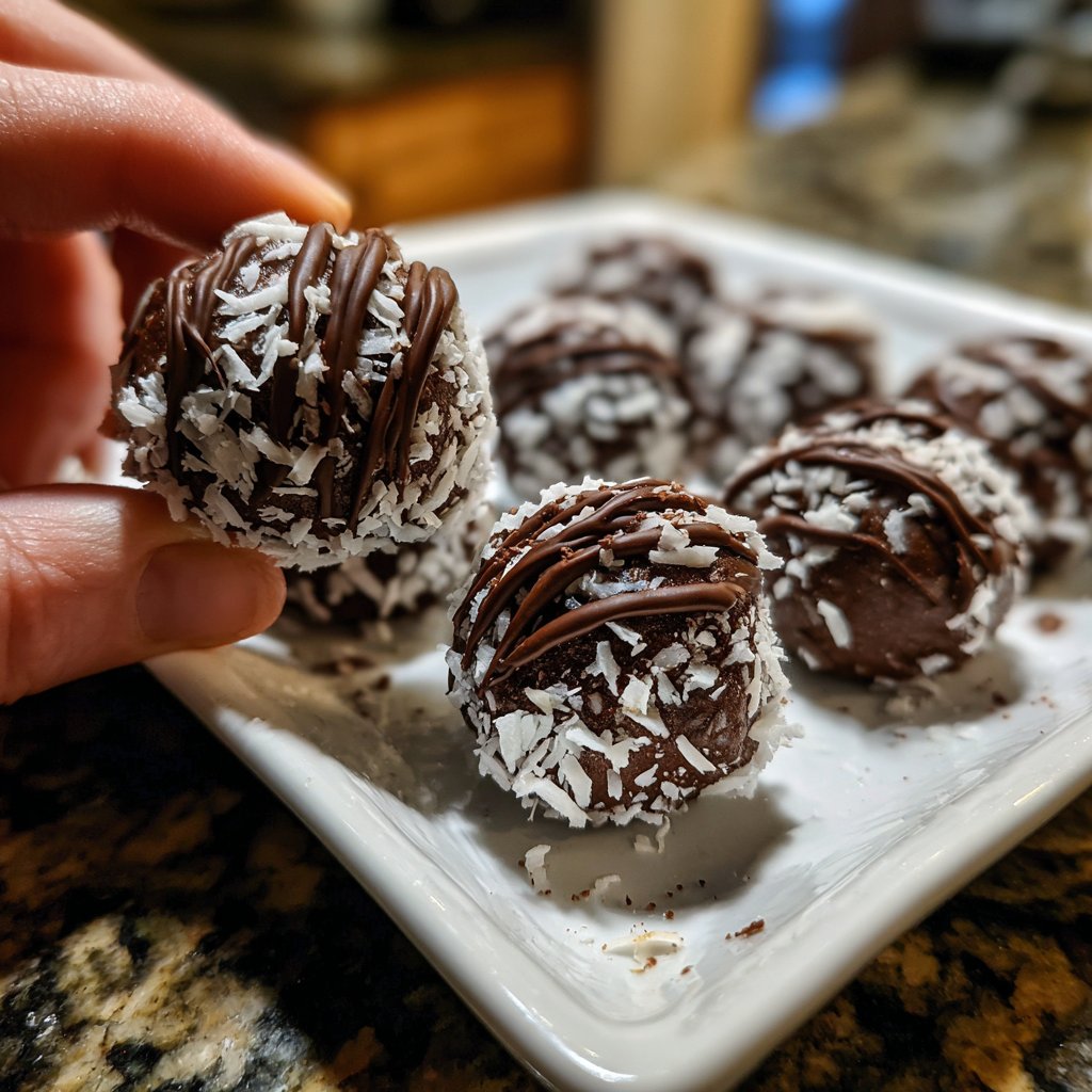 Chocolate Coconut Truffles