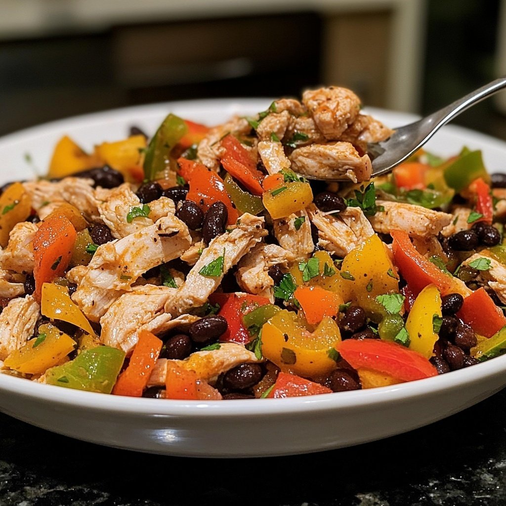 Light Chicken Burrito Bowl Lunch