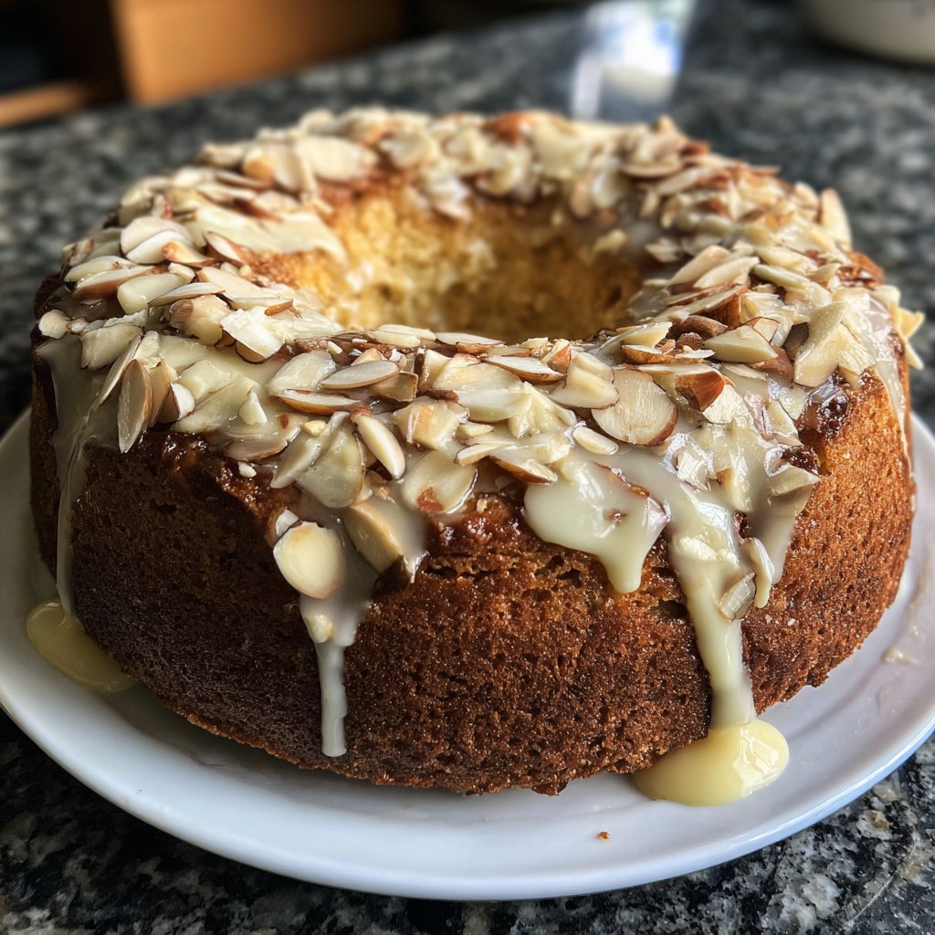 Vanilla Almond Yogurt Cake