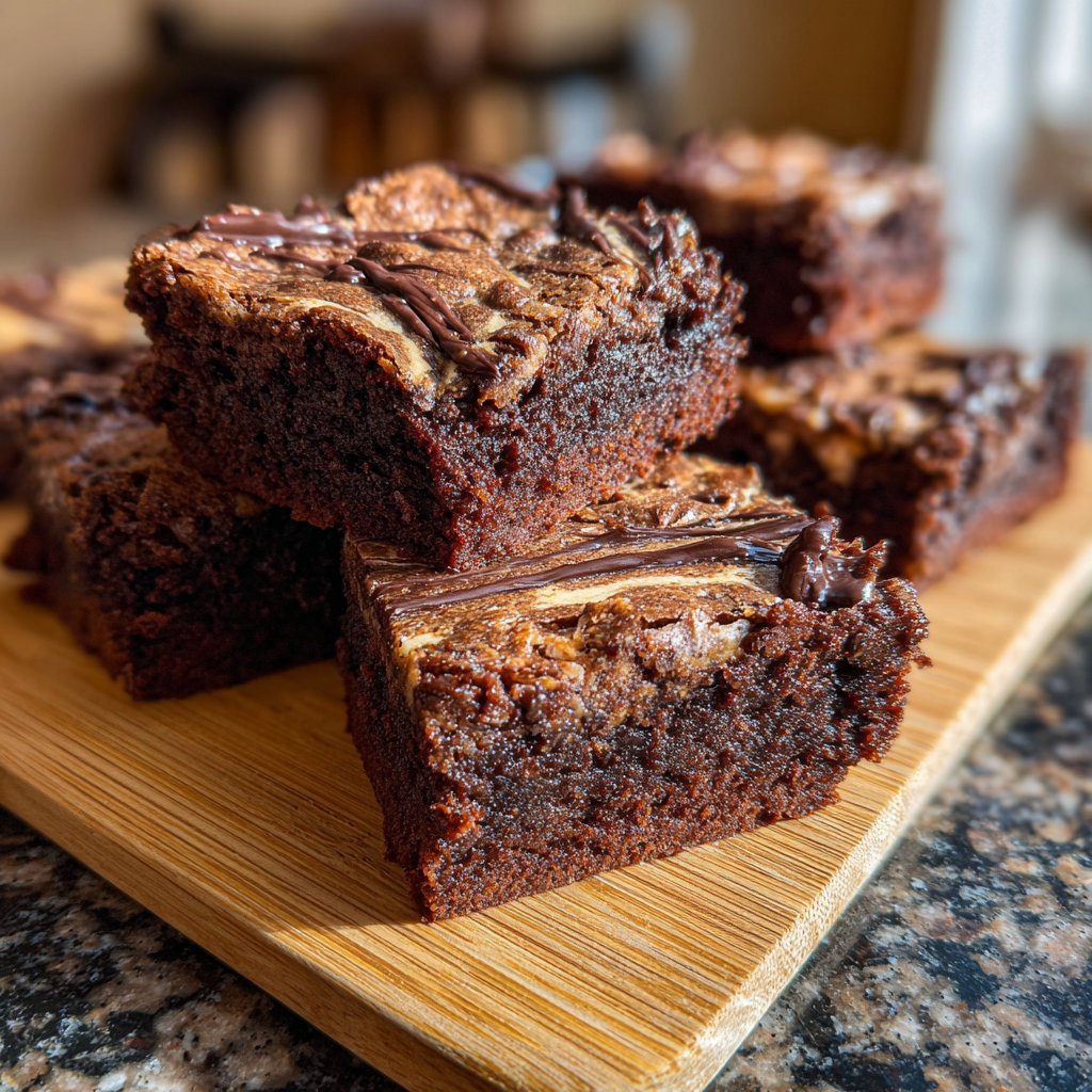 Cottage Cheese Brownies with Almond Butter